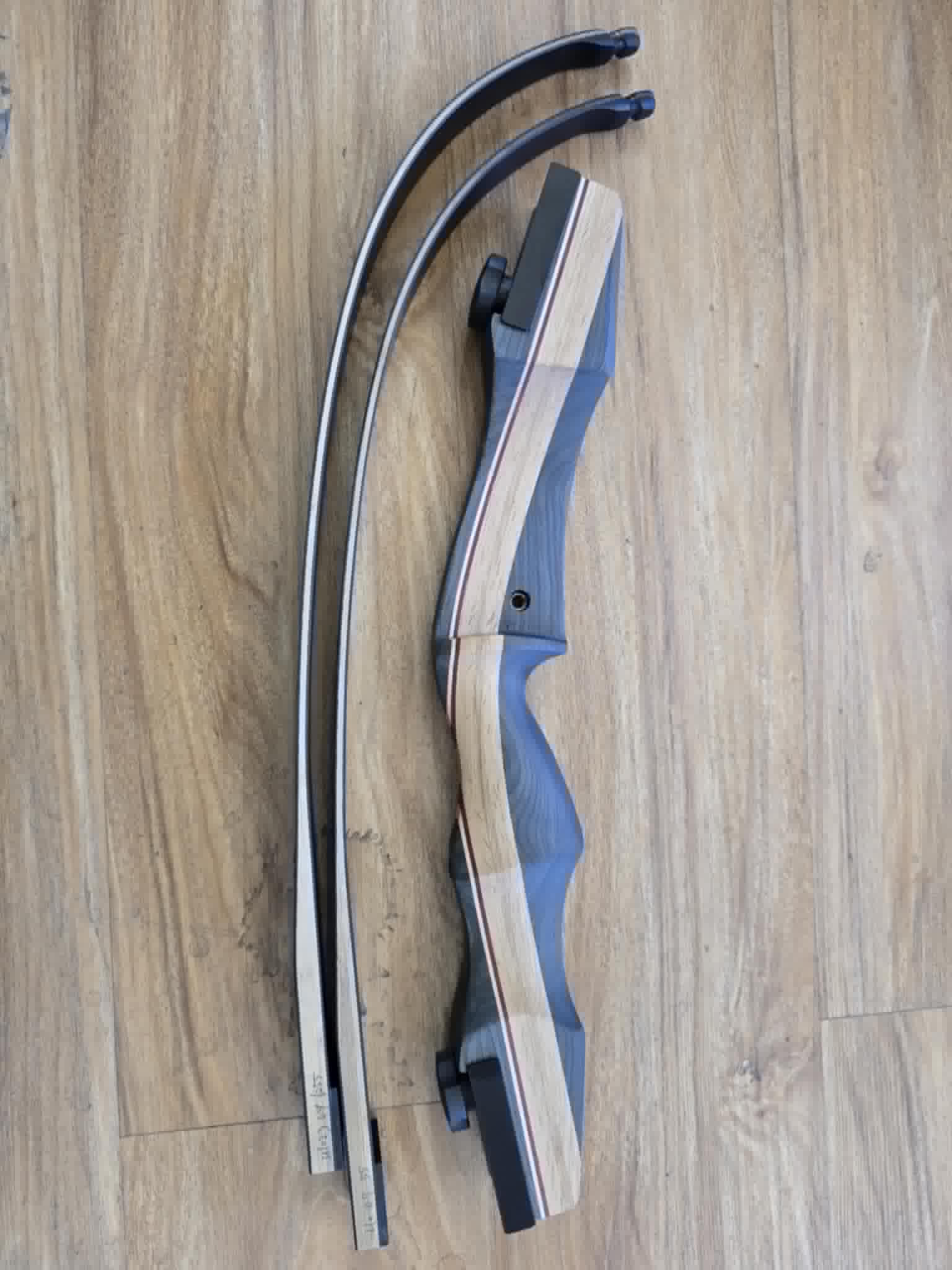 Southland Archery Supply SAS Spirit 62” Youth Take Down Recurve Bow – Wooden, White Finish