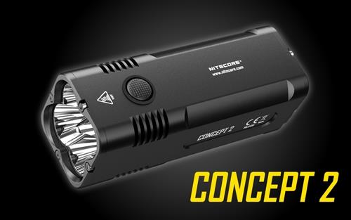 concept 2 6500 lumen super bright compact rechargeable flashlight Nitecore (C2) with Adapter Home Improvement in battery level indicator to monitor remaining power Nitecore Concept 2 Review (6500