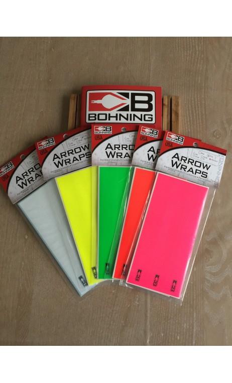 Bohning 4" Solid Color Arrow Wrap 9-Color 5-Size Available A-13/Pack