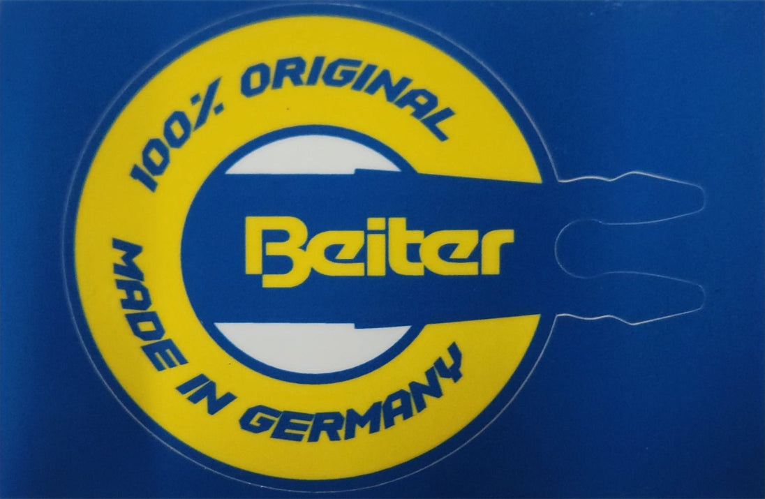 Beiter Yellow Beiter Blue and Yellow Sticker
