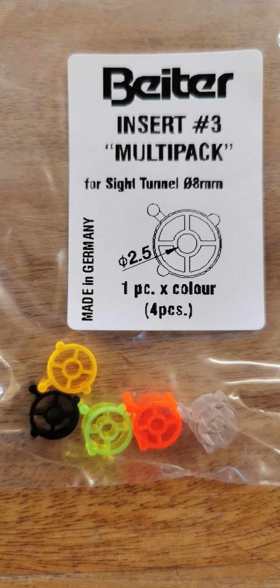 Beiter Sight Tunnel Insert #3 (5pcs)