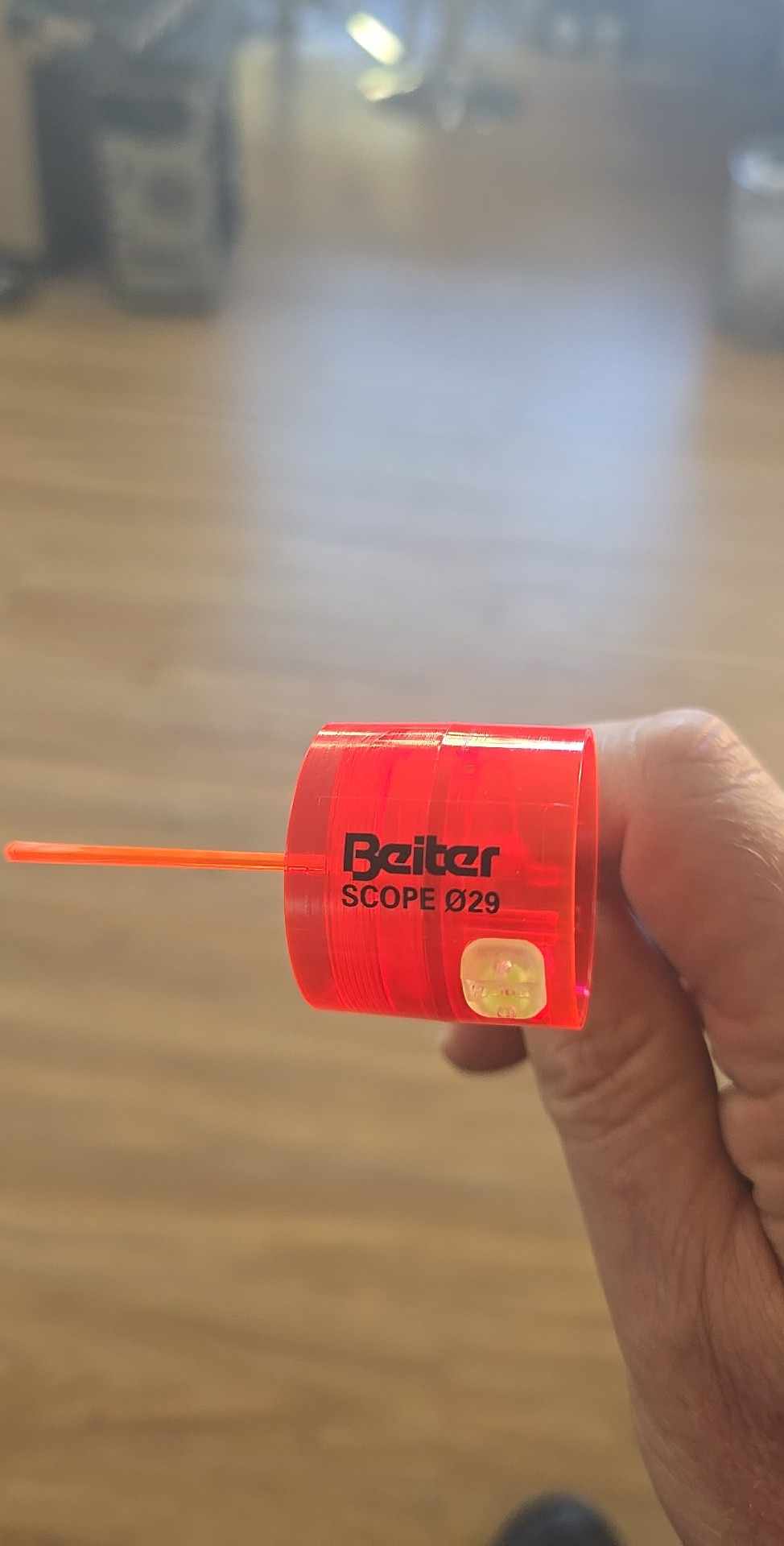 Beiter Racing Red Beiter Scope 029 Red 6X RH Green bubble