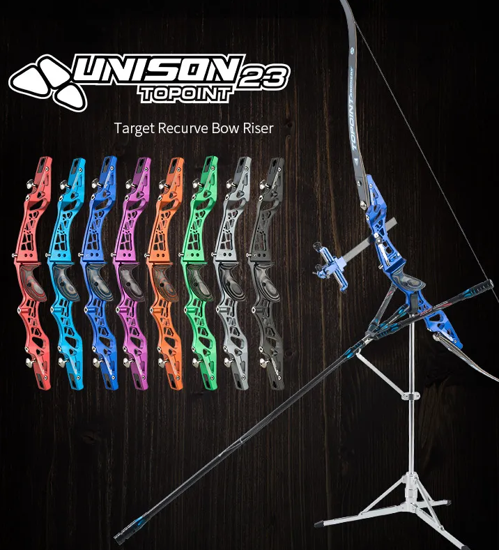 Topoint Unison 23" Target recurve riser