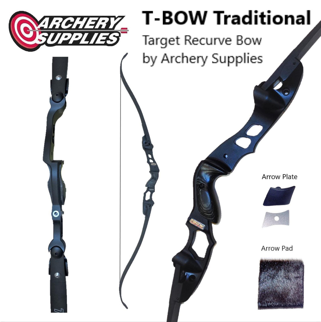 TBow Hunting recurve RISER ONLY