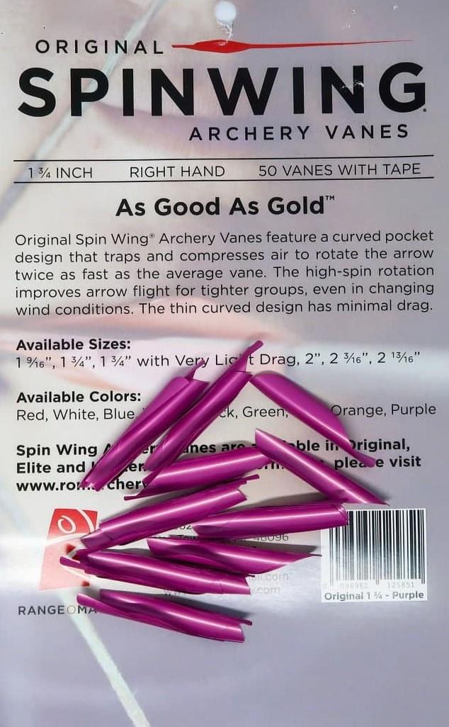 Spin Wing Vanes 50pkt